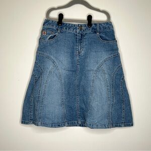 Paris Blues Blue Knee-Length A-Line Skirt